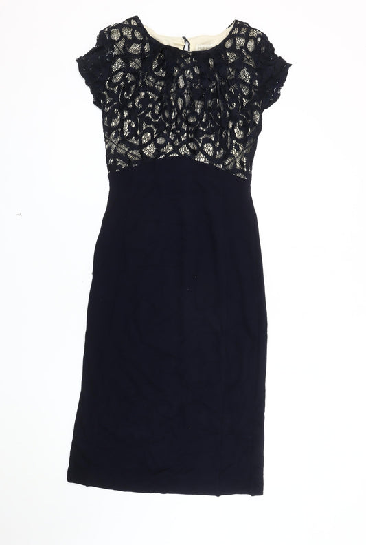 Monsoon Women's Black Sheath Dress Size 10