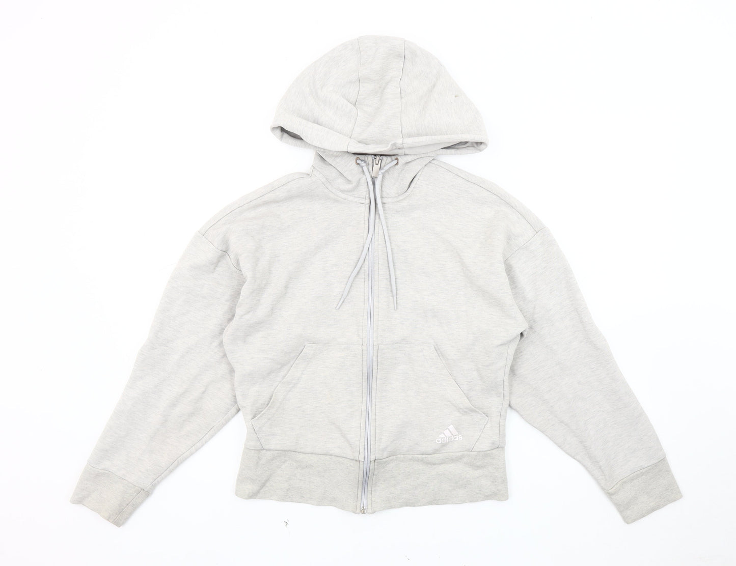 Womens UK Size 2XS adidas Grey Basic Jacket