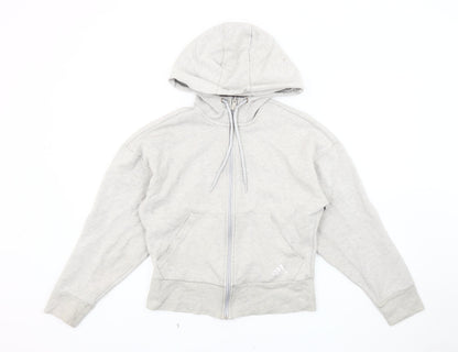 Womens UK Size 2XS adidas Grey Basic Jacket