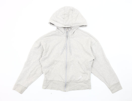 Womens UK Size 2XS adidas Grey Basic Jacket
