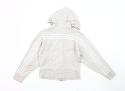 Womens UK Size 2XS adidas Grey Basic Jacket