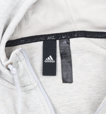 Womens UK Size 2XS adidas Grey Basic Jacket