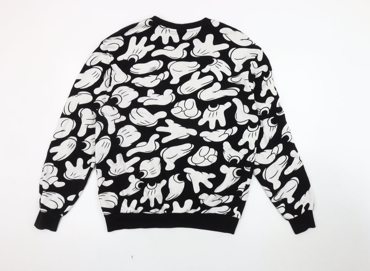 H&M Unisex Disney Black Graphic Sweatshirt, Size 12