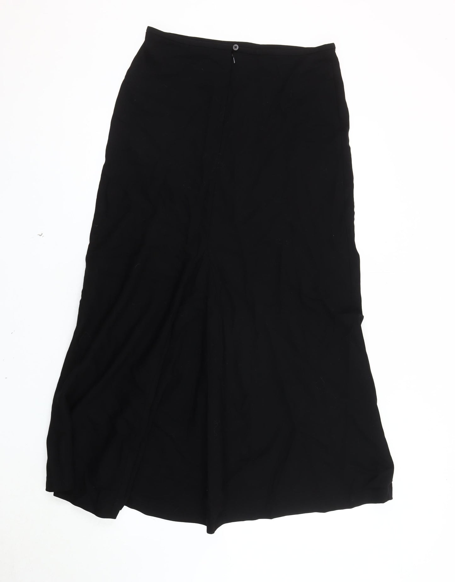 East Women's Black Long Skirt Size 12