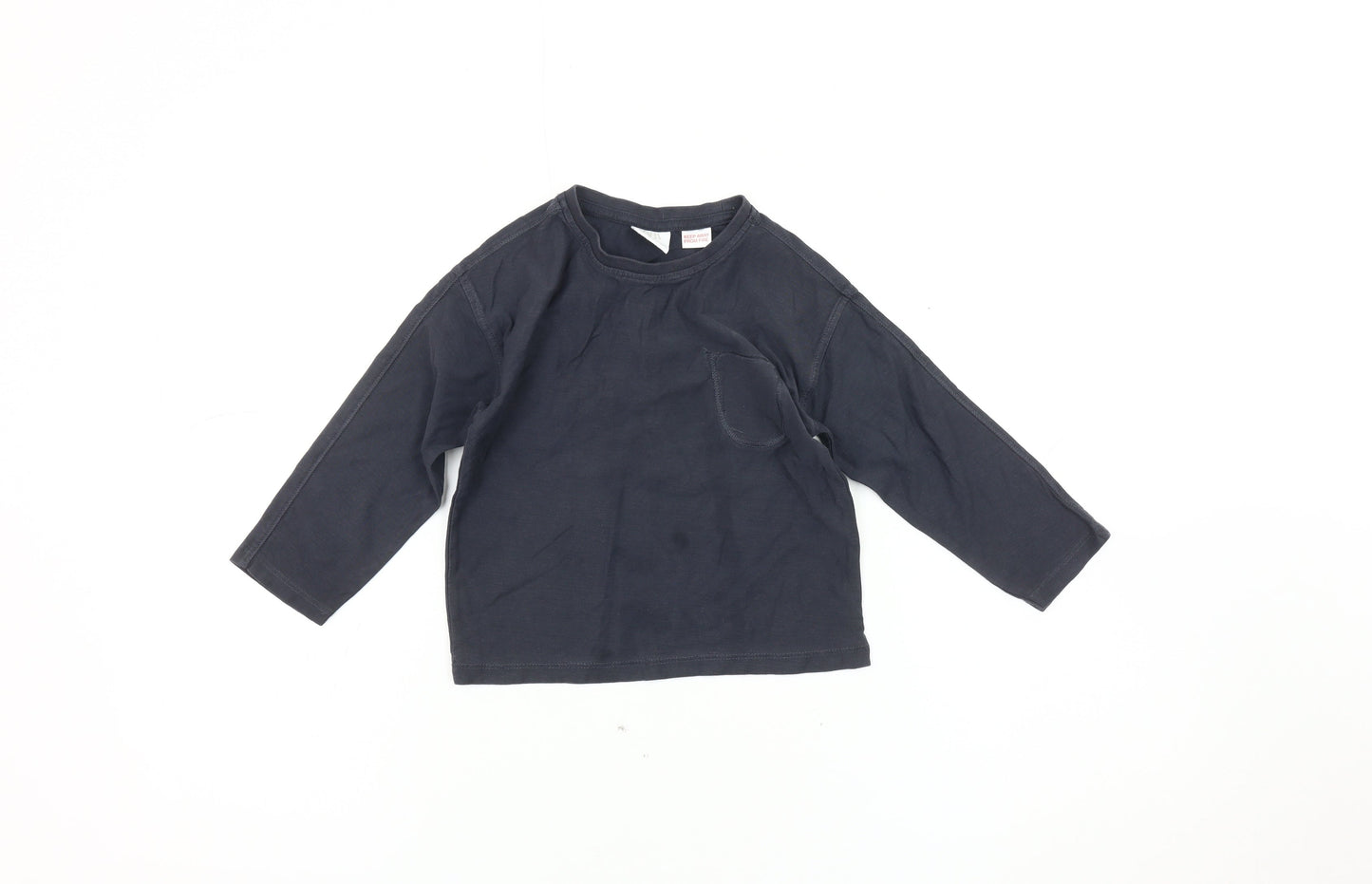 Zara Unisex Black Long Sleeve T-Shirt 18-24 Months