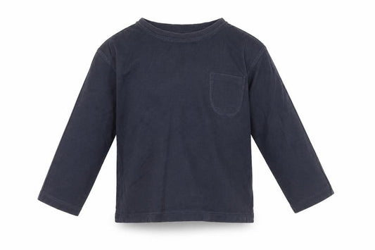 Front view of Zara unisex black long sleeve t-shirt 18-24 months