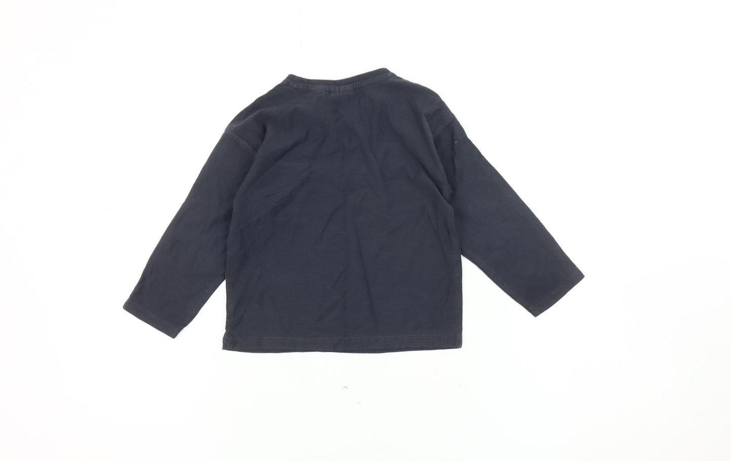 Zara Unisex Black Long Sleeve T-Shirt 18-24 Months