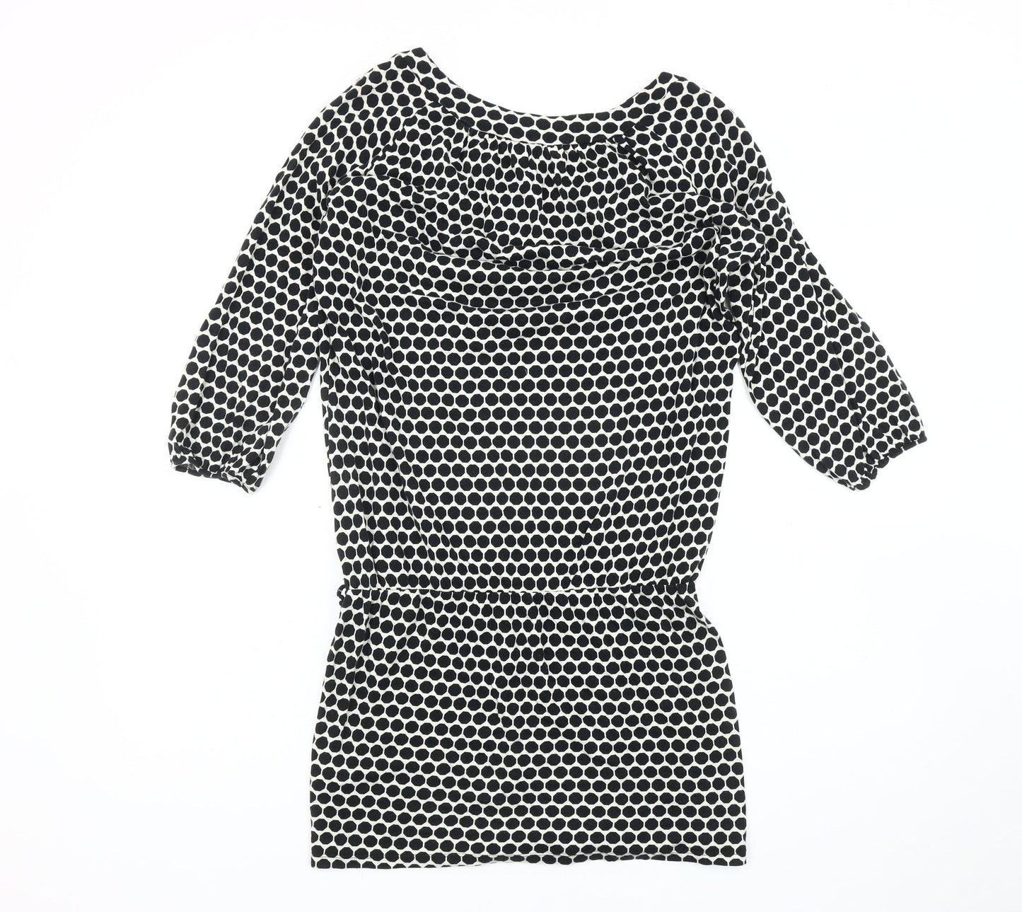 Womens UK Size 12 Marks and Spencer Black Tunic Blouse