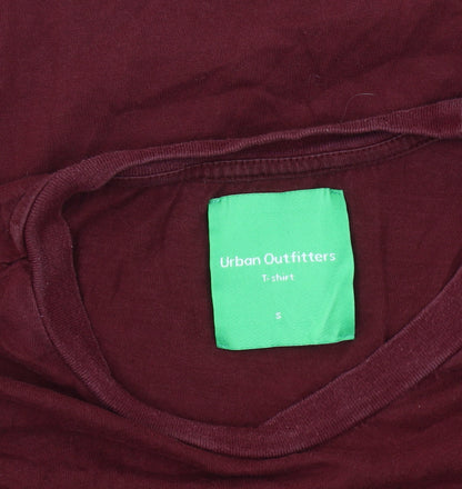 Urban Outfitters Red Cotton Graphic Print T-Shirt S