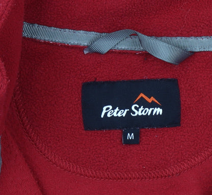 Mens UK Size M Peter Storm Red Pullover Sweatshirt