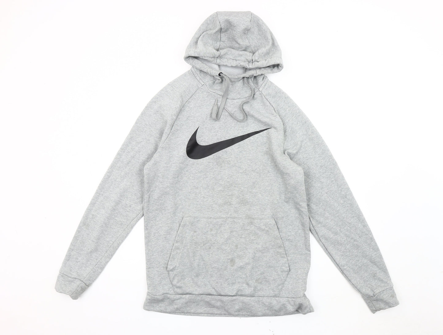 Mens UK Size S Nike Grey Pullover Hoodie