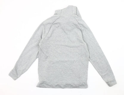 Mens UK Size S Nike Grey Pullover Hoodie