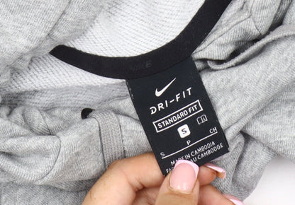 Mens UK Size S Nike Grey Pullover Hoodie