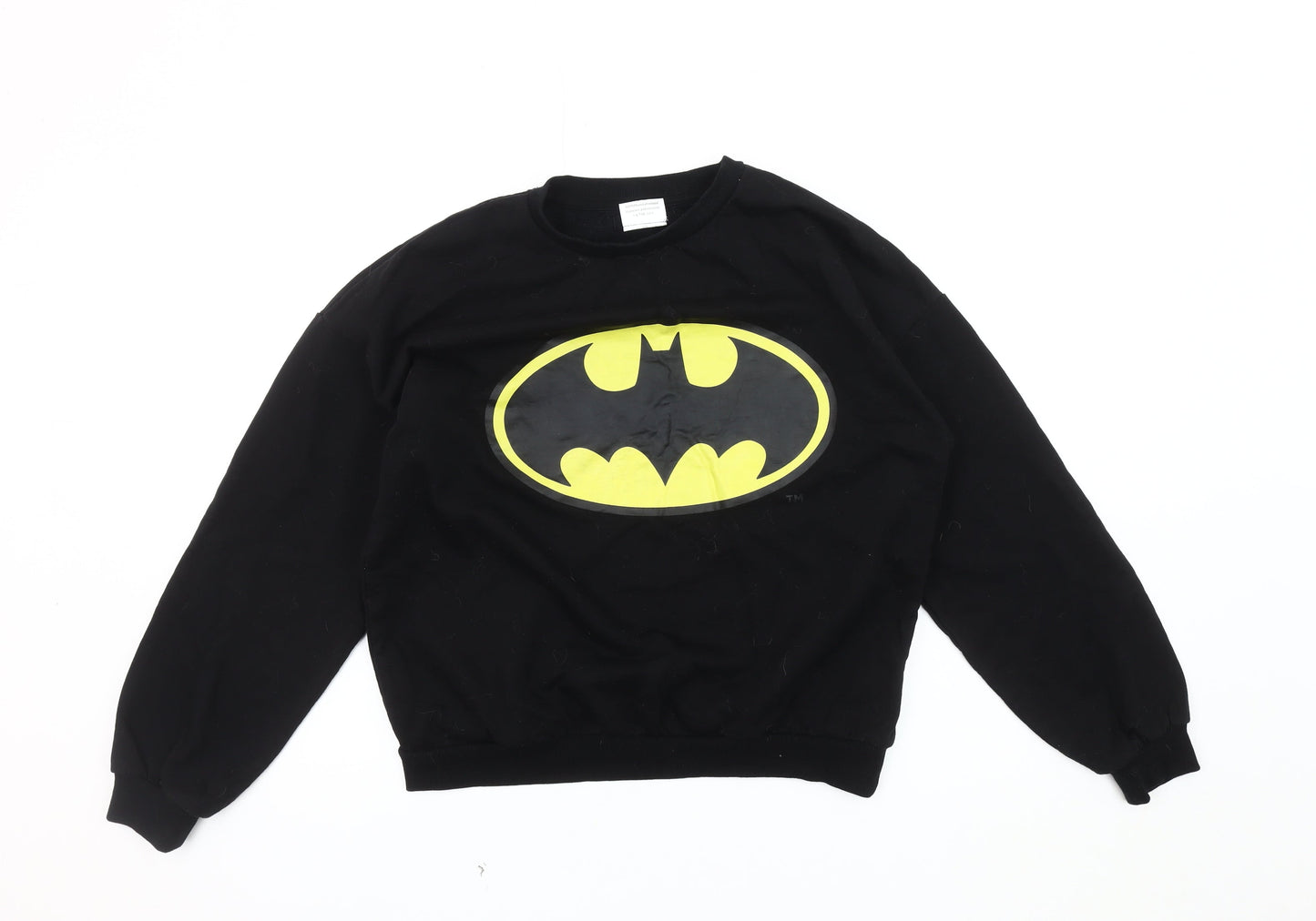 Sinsay Black Unisex Batman Pullover Sweatshirt S