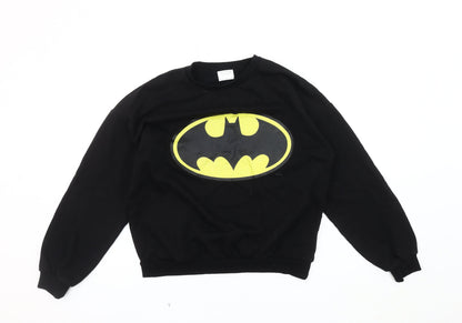 Sinsay Black Unisex Batman Pullover Sweatshirt S