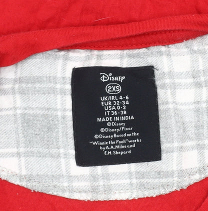 Disney Women's Red 2XS 101 Dalmatians Pyjama Top