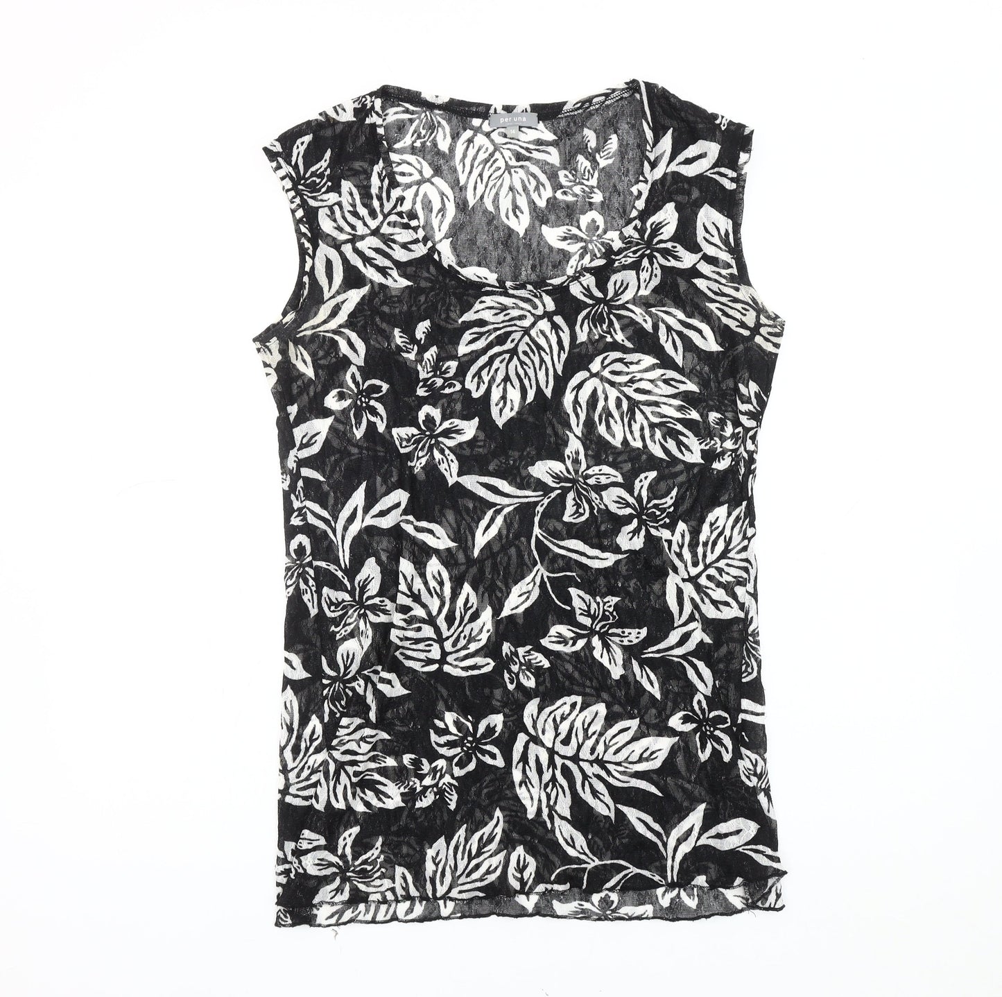 Womens UK Size 14 Per Una Multicoloured Basic Tank