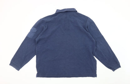 Mens UK Size L Gap Blue Pullover Sweatshirt