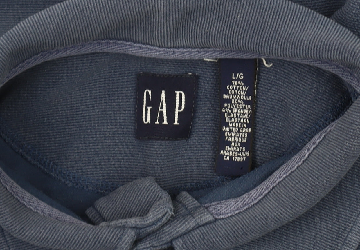 Mens UK Size L Gap Blue Pullover Sweatshirt