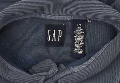 Mens UK Size L Gap Blue Pullover Sweatshirt