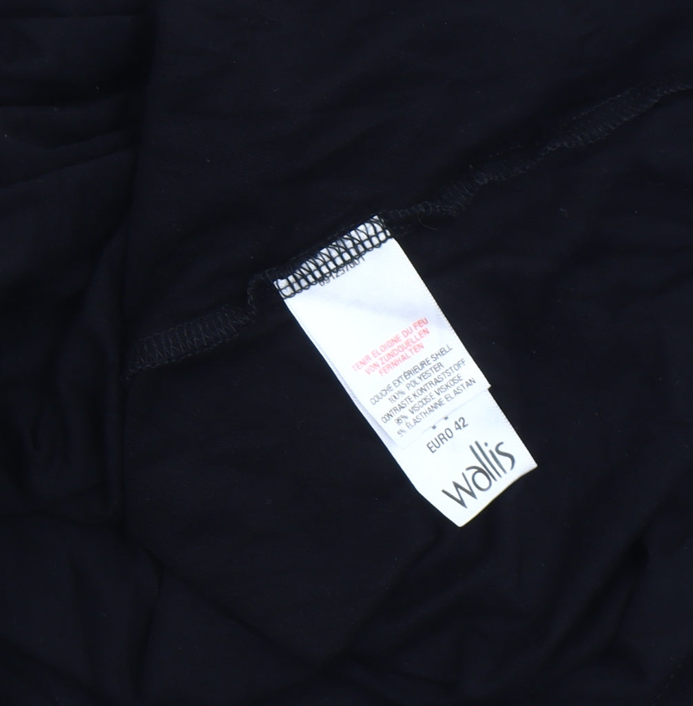 Womens UK Size 14 Wallis Black Tunic Tank