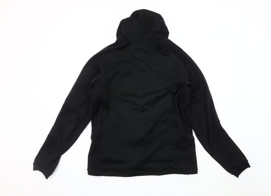 Adidas Men's Black Regular Fit Hooded Jacket L