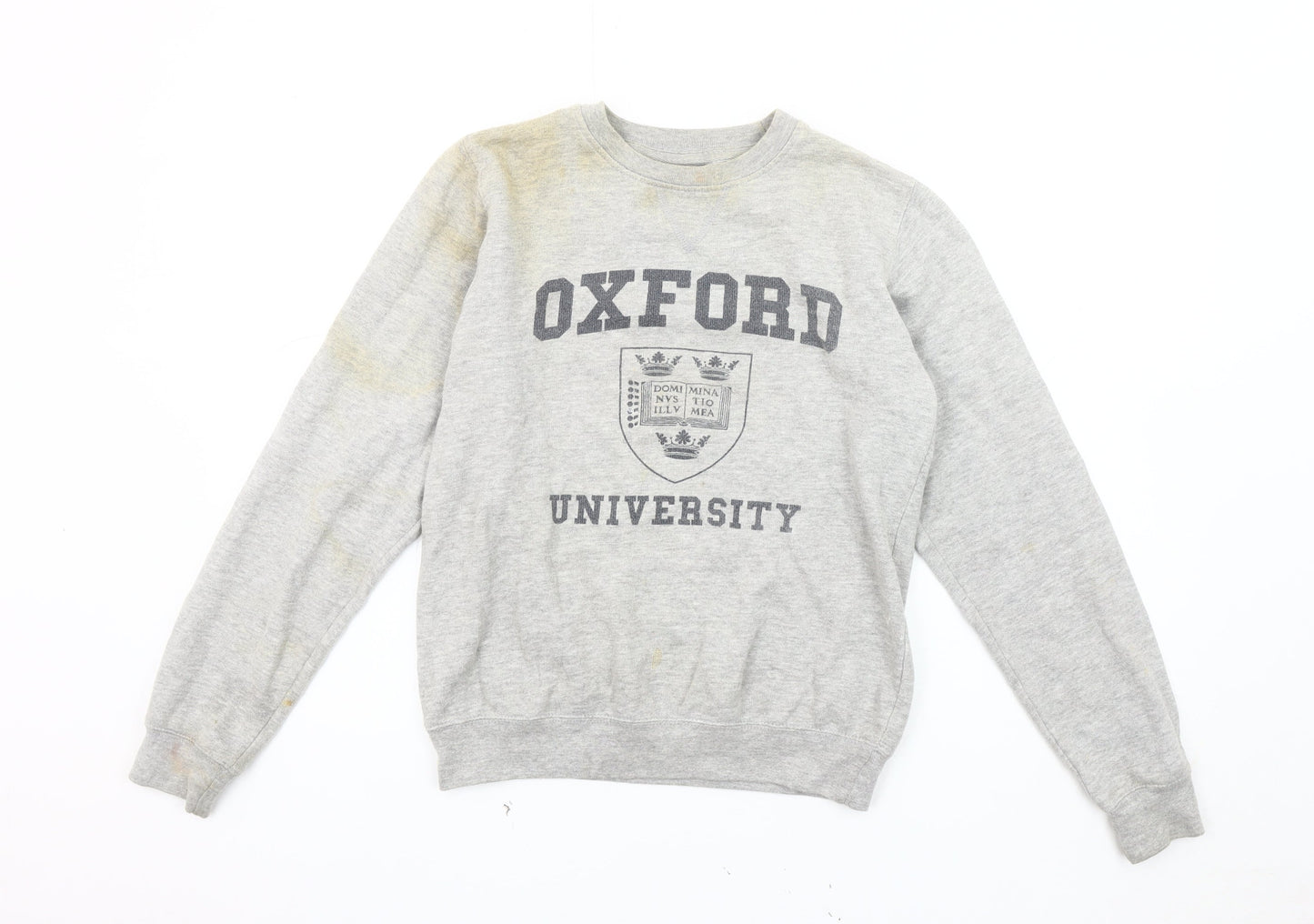 Mens UK Size XS Oxford University Grey Pullover Sweatshirt
