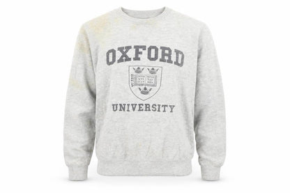 Mens UK Size XS Oxford University Grey Pullover Sweatshirt