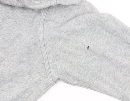 Mens UK Size S Nike Grey Pullover Hoodie