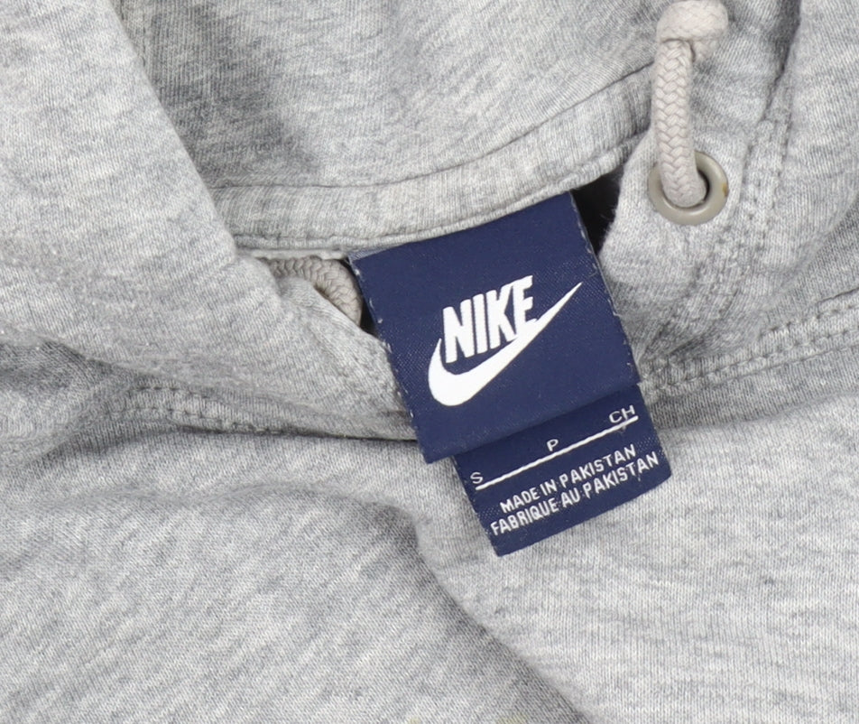 Mens UK Size S Nike Grey Pullover Hoodie