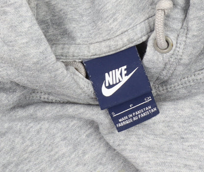 Mens UK Size S Nike Grey Pullover Hoodie