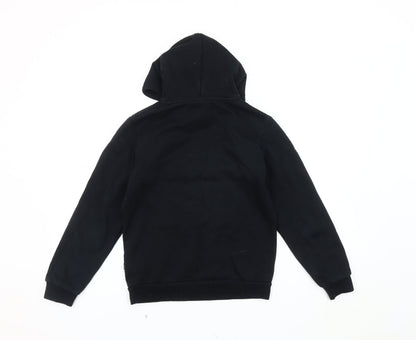 Puma Boys Black Graphic Hoodie 12 Years