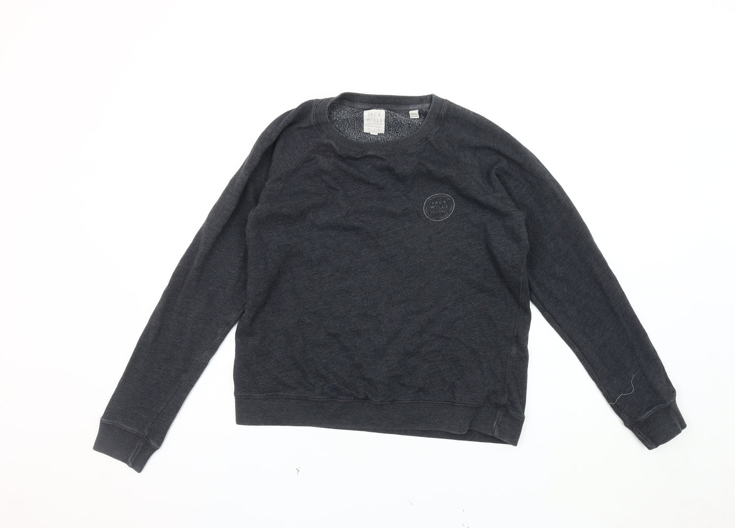 Womens UK Size 16 Jack Wills Black Pullover Sweatshirt