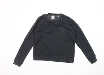 Womens UK Size 16 Jack Wills Black Pullover Sweatshirt
