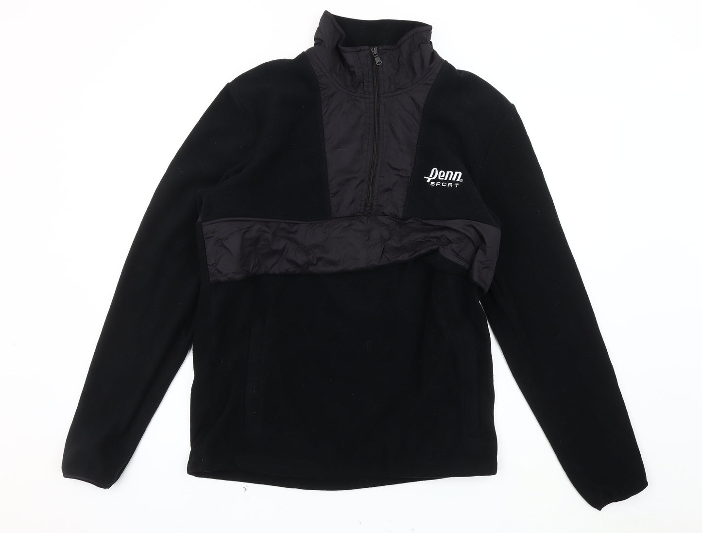 Mens UK Size M Penn Black Pullover Sweatshirt