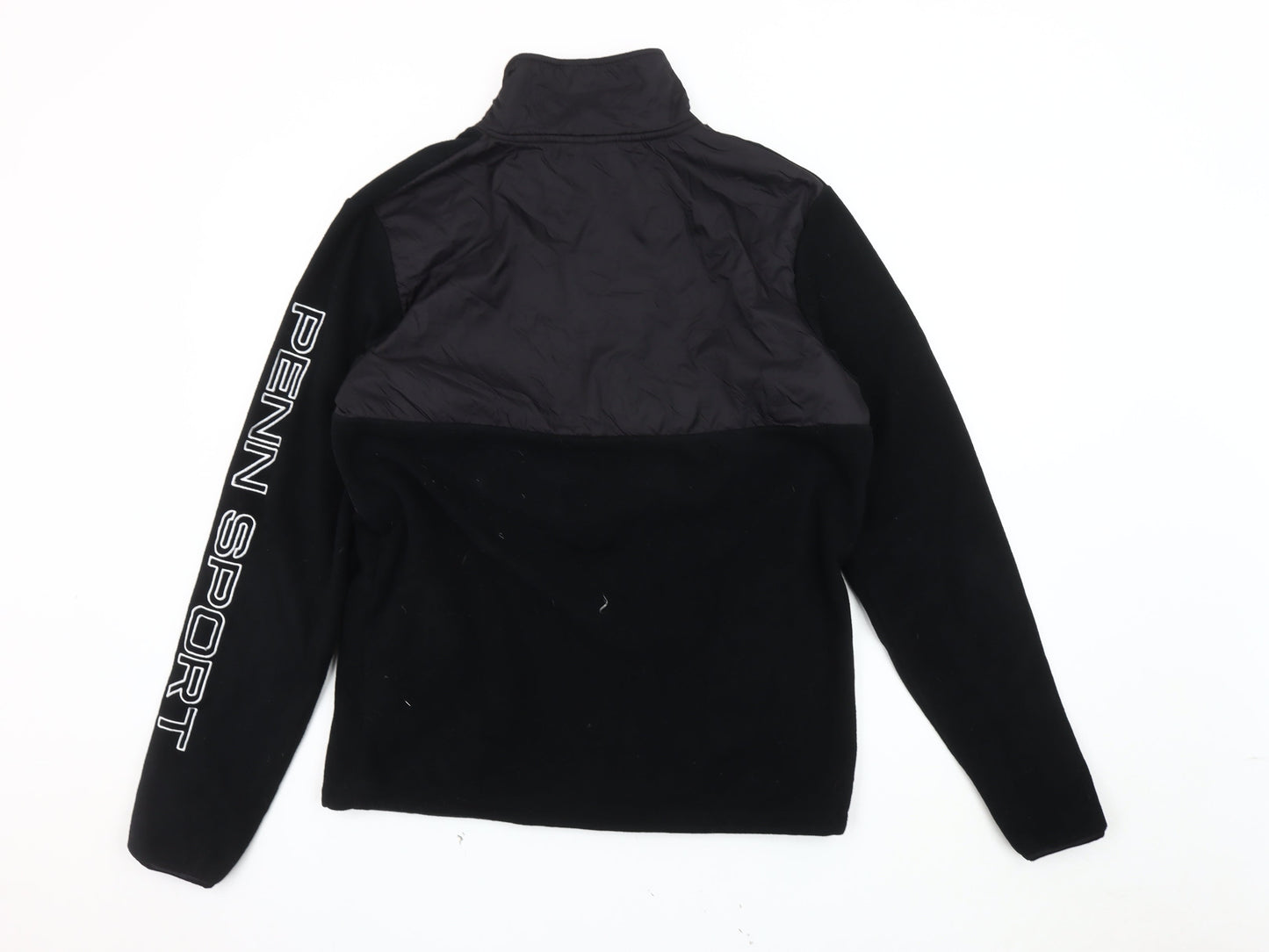 Mens UK Size M Penn Black Pullover Sweatshirt