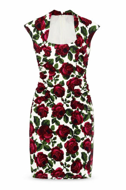 Phase Eight Women's Multicoloured Sheath Dress Size 10