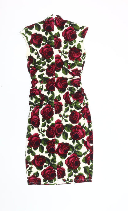 Phase Eight Women's Multicoloured Sheath Dress Size 10