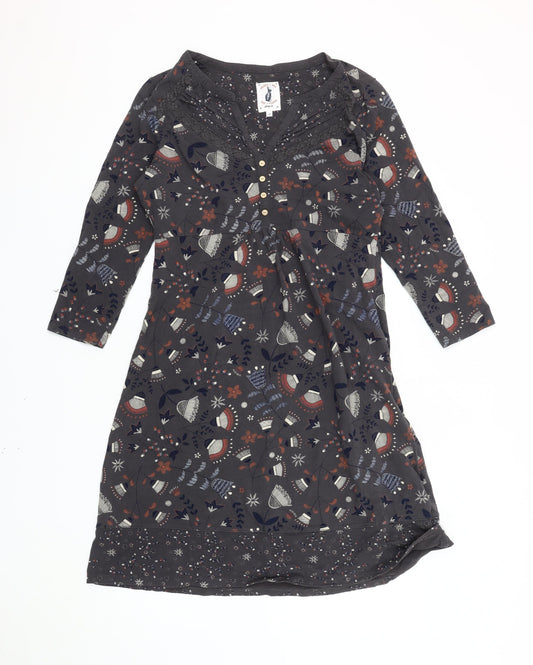 Mantaray Women's Multicoloured Floral Dress, Size 12