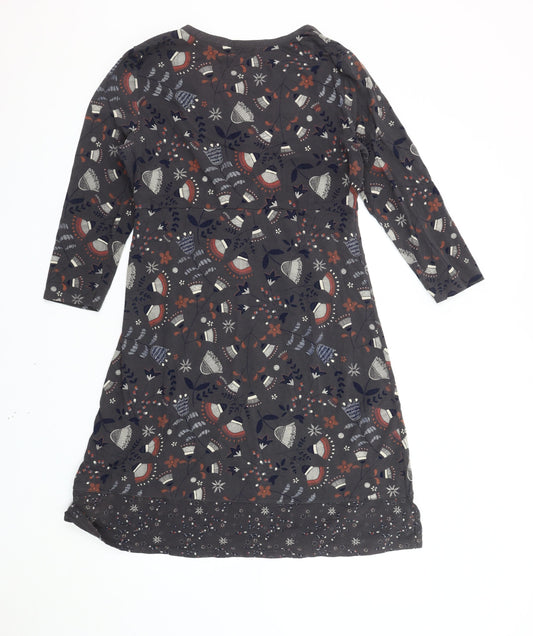 Mantaray Women's Multicoloured Floral Dress, Size 12