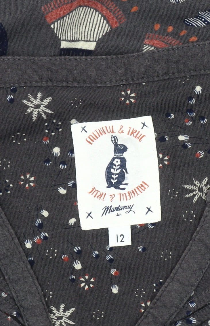 Mantaray Women's Multicoloured Floral Dress, Size 12