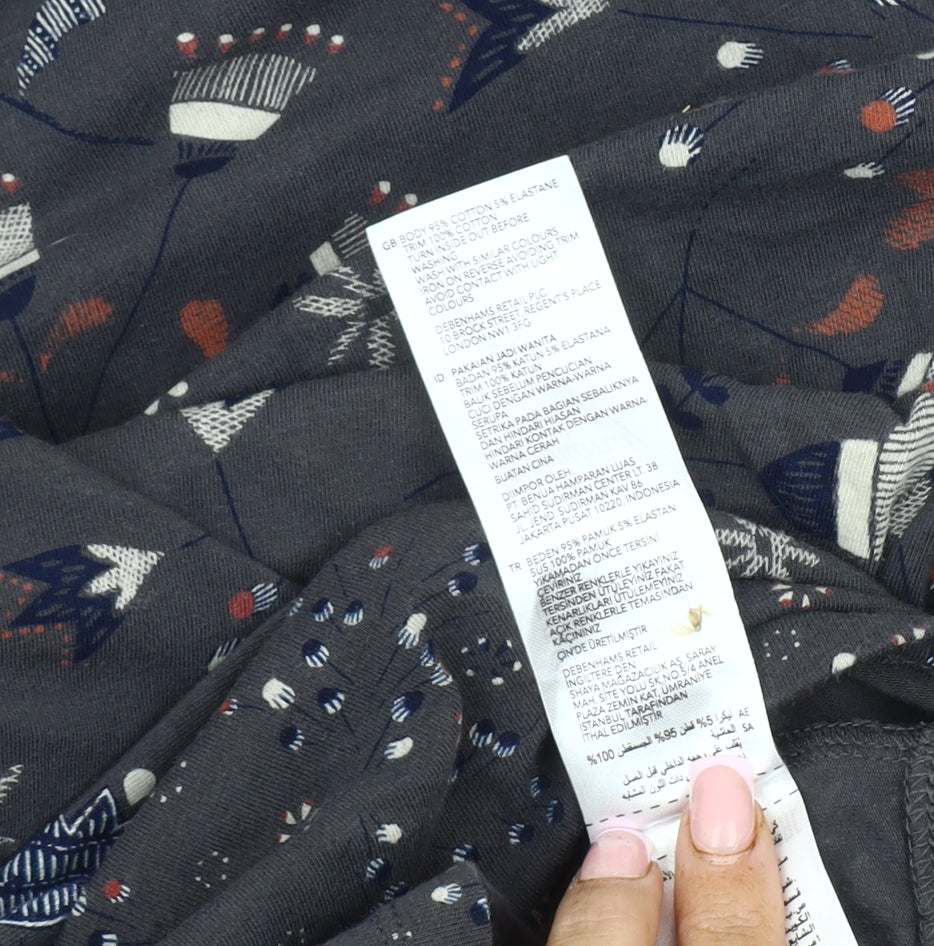 Mantaray Women's Multicoloured Floral Dress, Size 12