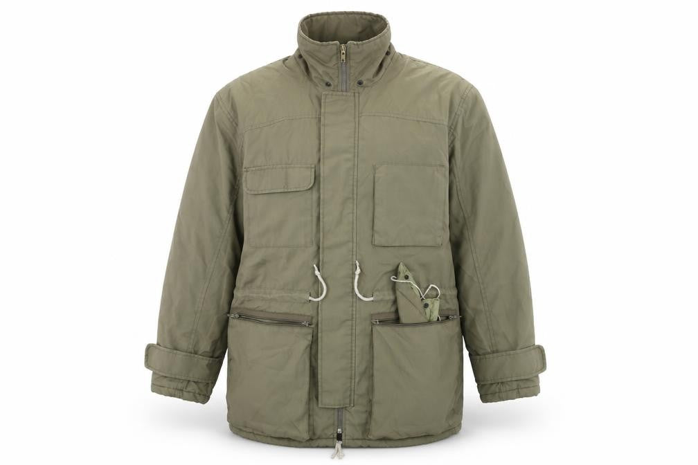 Mens UK Size M Boston Athletic Club Green Parka Coat