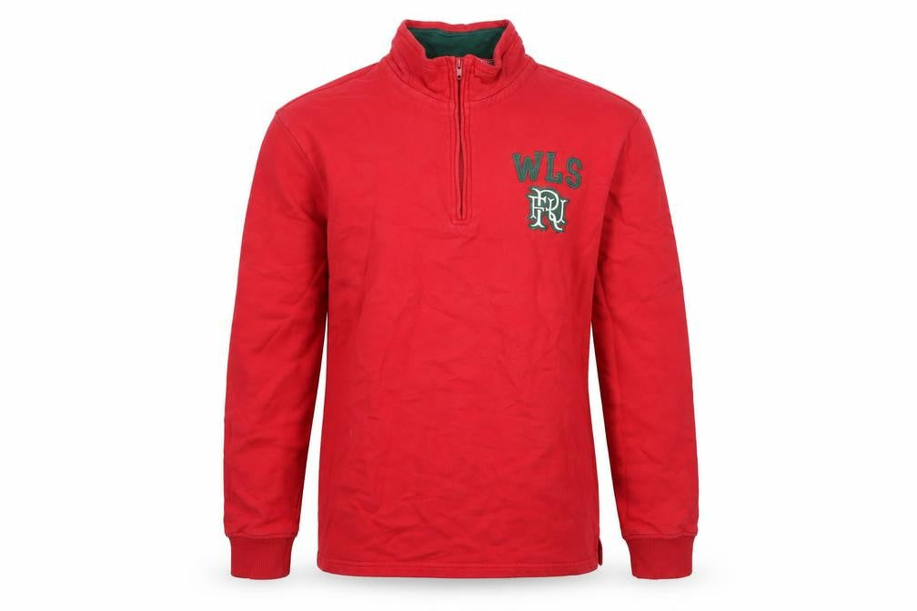 Front Up Men's Red Rugby Sweatshirt, Size L