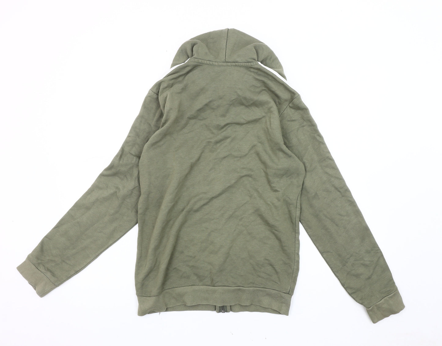 Adidas Men's Green Hooded Jacket XS