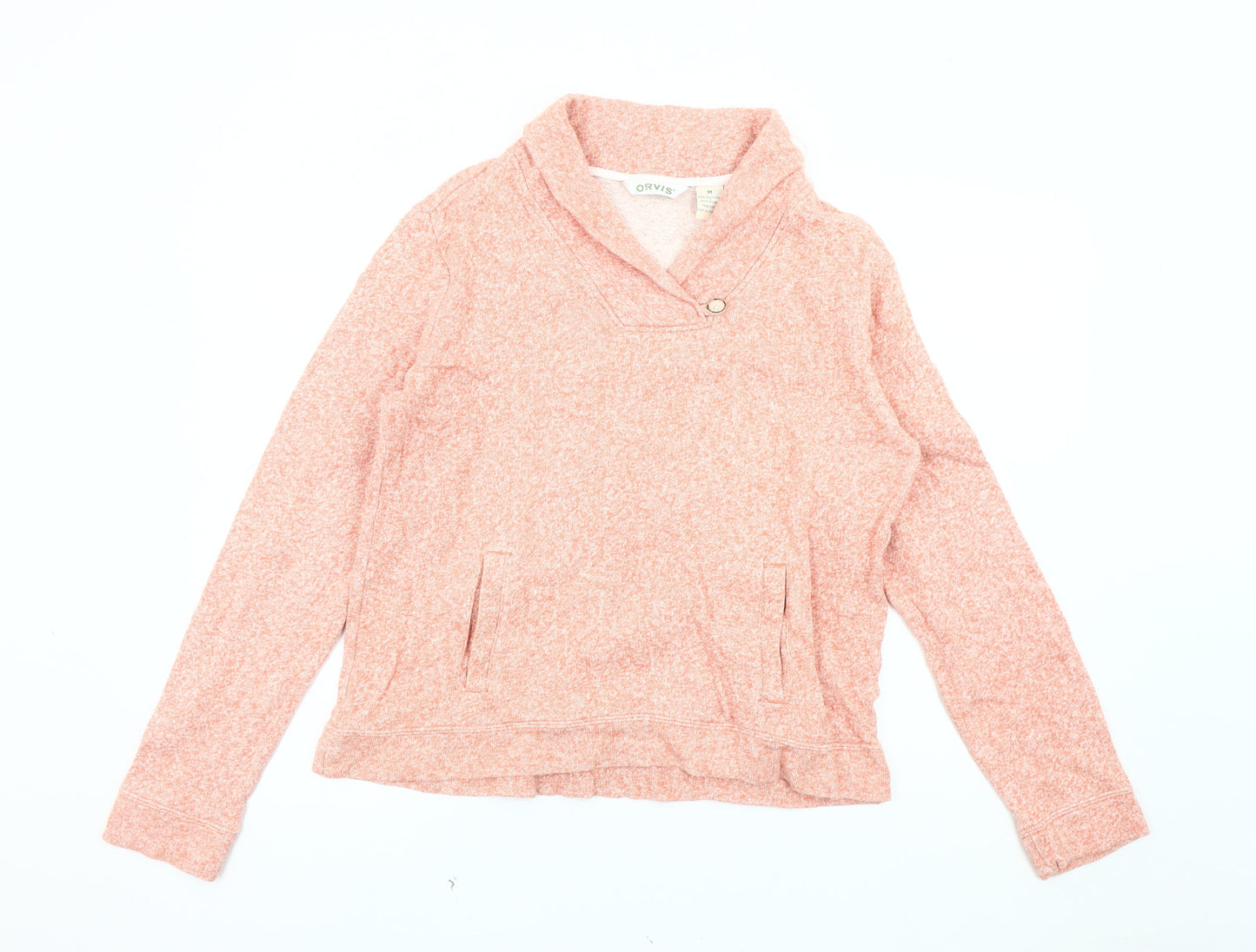 Orvis Women's Pink Pullover Sweatshirt, Size M, Casual