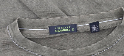 Ted Baker Men's Green Cotton Sweatshirt S