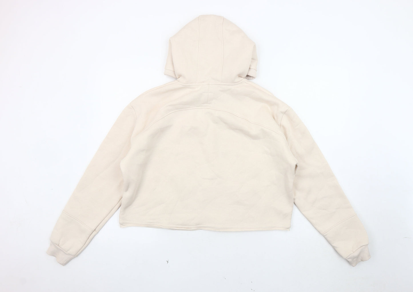 Lounge Women’s Beige Hoodie, Large, Cotton Blend