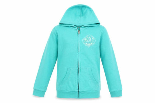 Roxy Girls Blue Hooded Jacket - Size 10, Winter Favourite