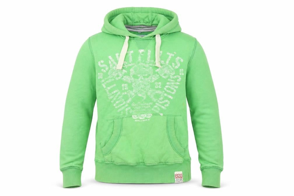 Mens UK Size S NEXT Green Pullover Hoodie